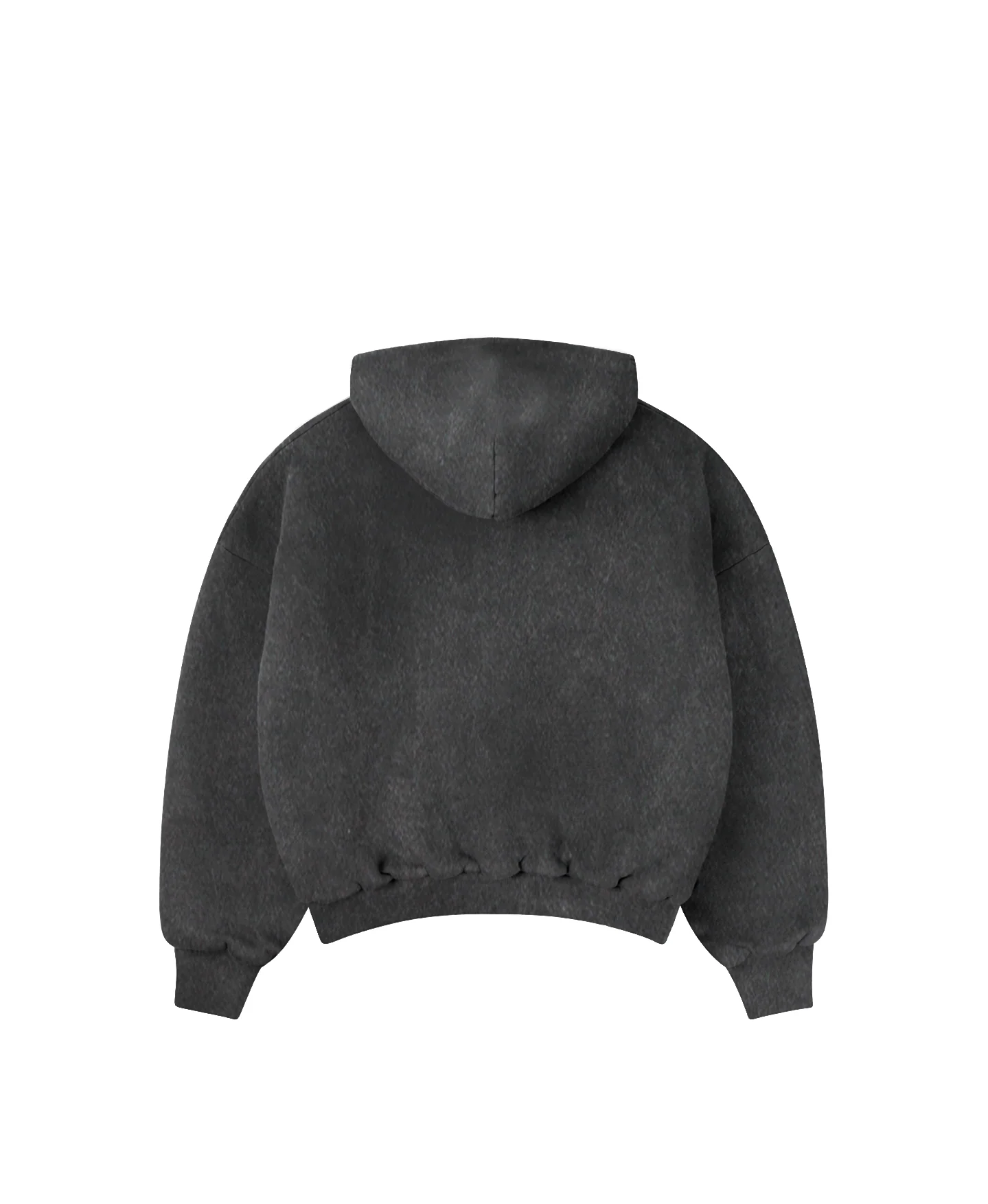 1000 GSM 'Vintage Black' Double Hoodie - Image 2