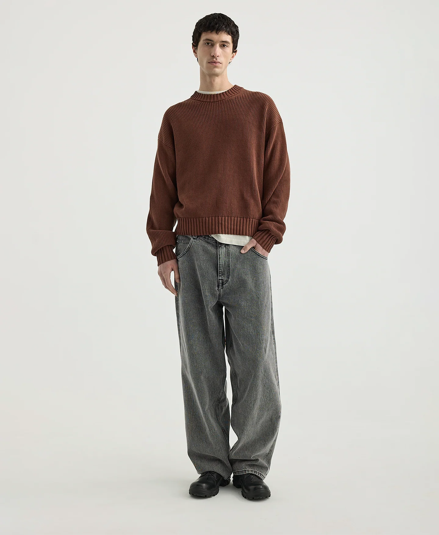 14oz 'Gray' Wash Selvedge Denim Jeans - Image 7