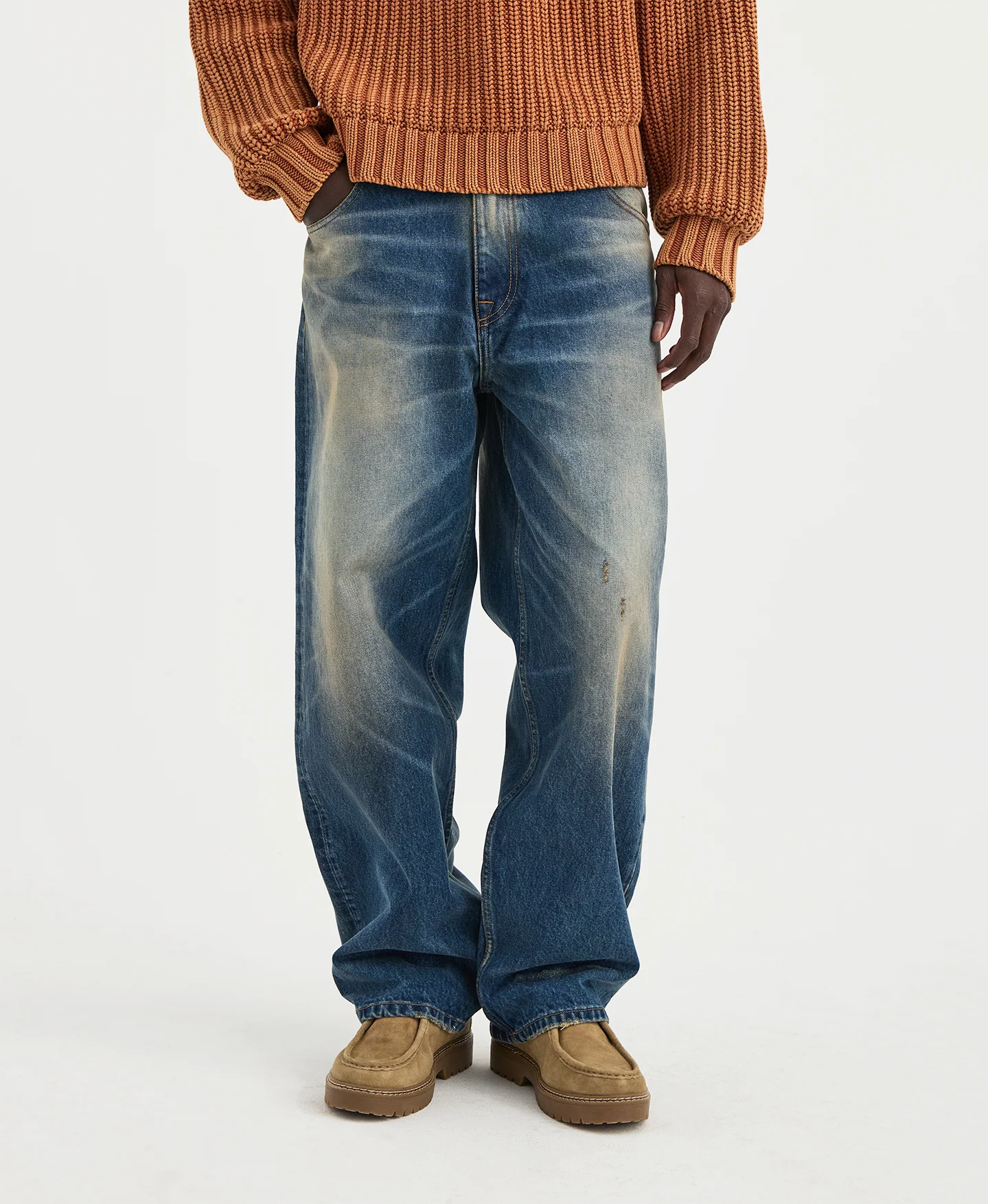 14oz 'Old Fade' Denim Jeans - Image 9