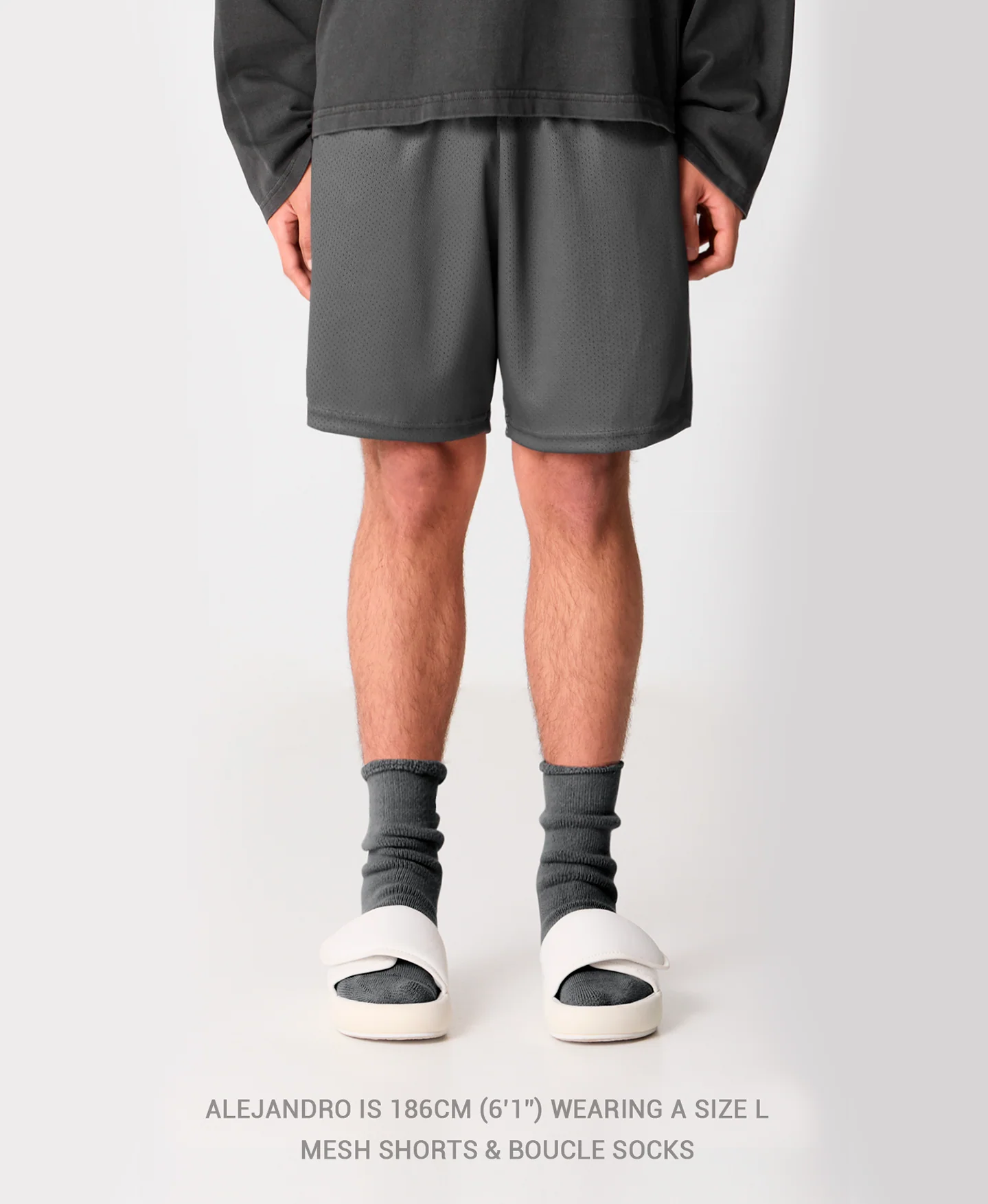 250 GSM 'Mocha Brown' Mesh Shorts - Image 6