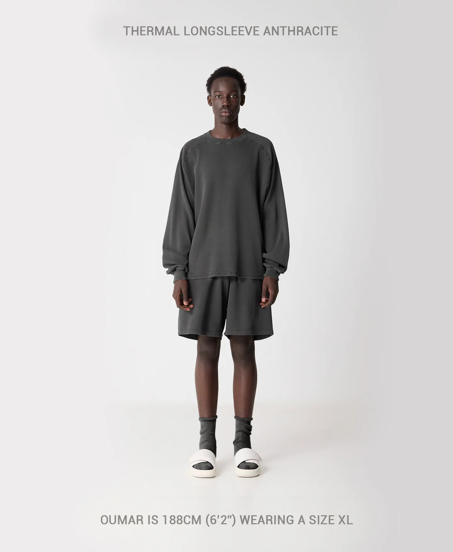 350 GSM 'Vintage Black' Thermal Longsleeve - Image 8