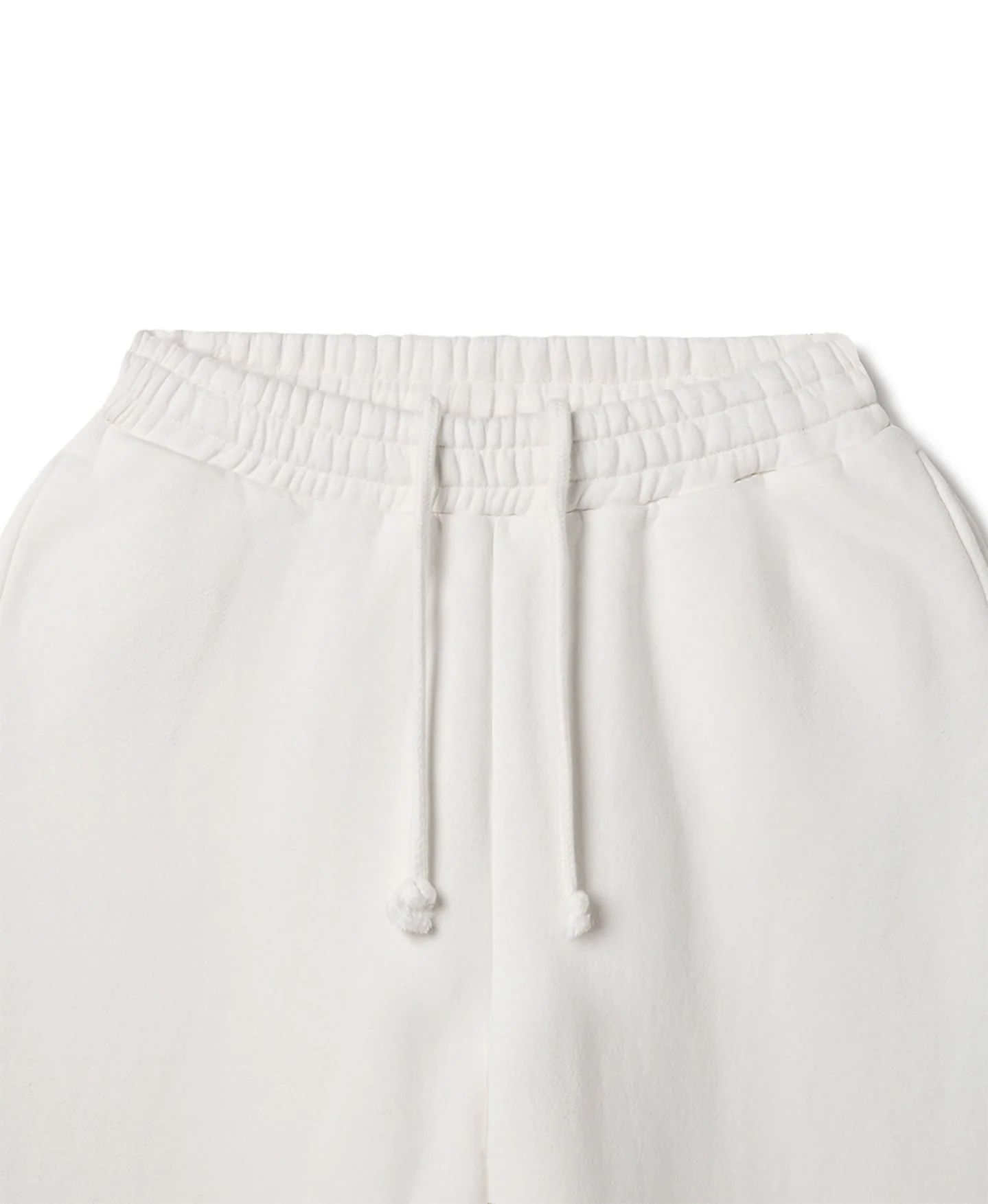 450 GSM 'Bone White' Straight-leg Pants - Image 3
