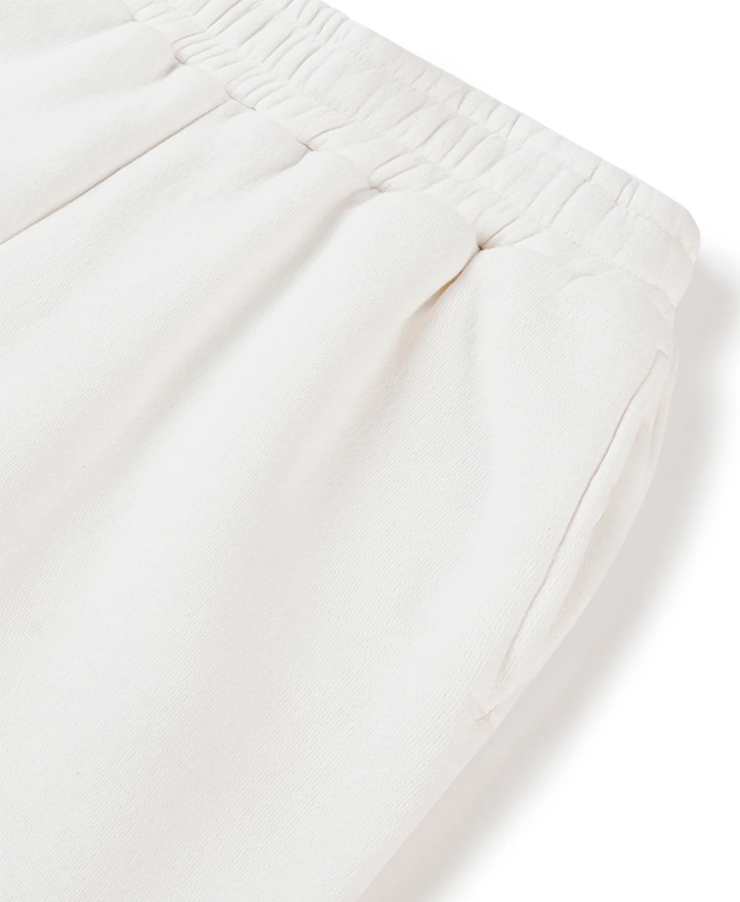 450 GSM 'Bone White' Straight-leg Pants - Image 4