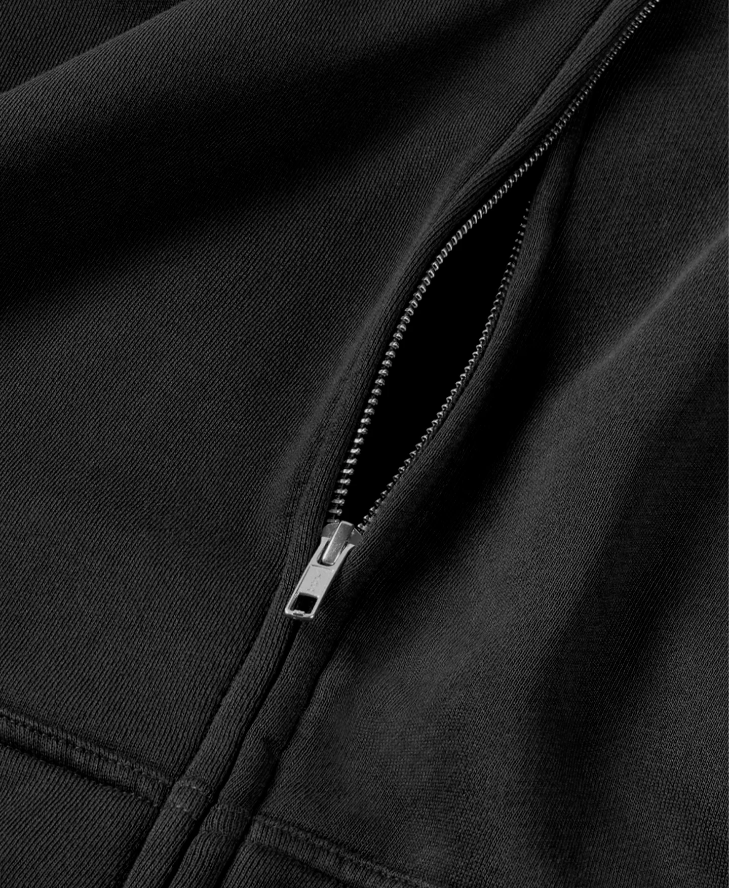 450 GSM 'Jet Black' Full-Zip - Image 3