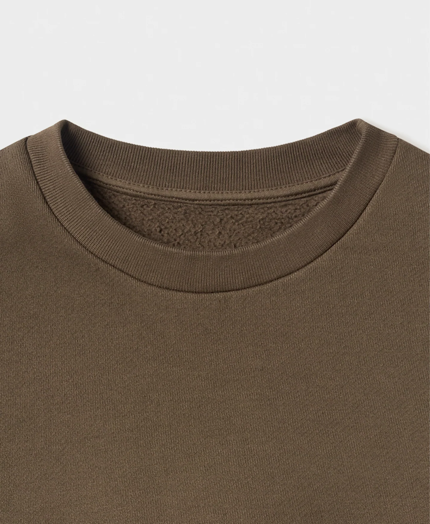 450 GSM 'Mocha Brown' Crewneck - Image 4