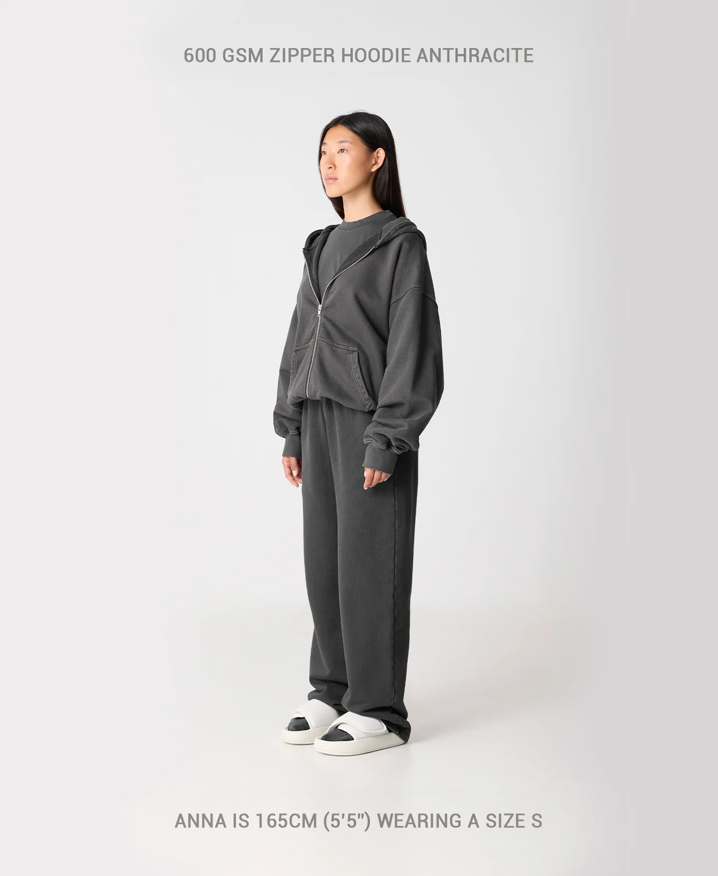 600 GSM 'Bone White' Zipper - Image 8
