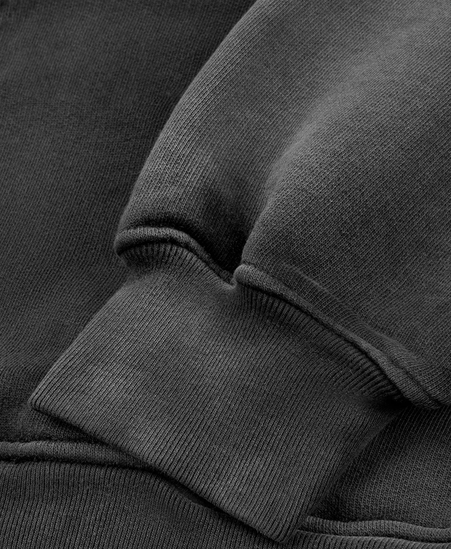 600 GSM 'Faded Black' Hoodie - Image 4