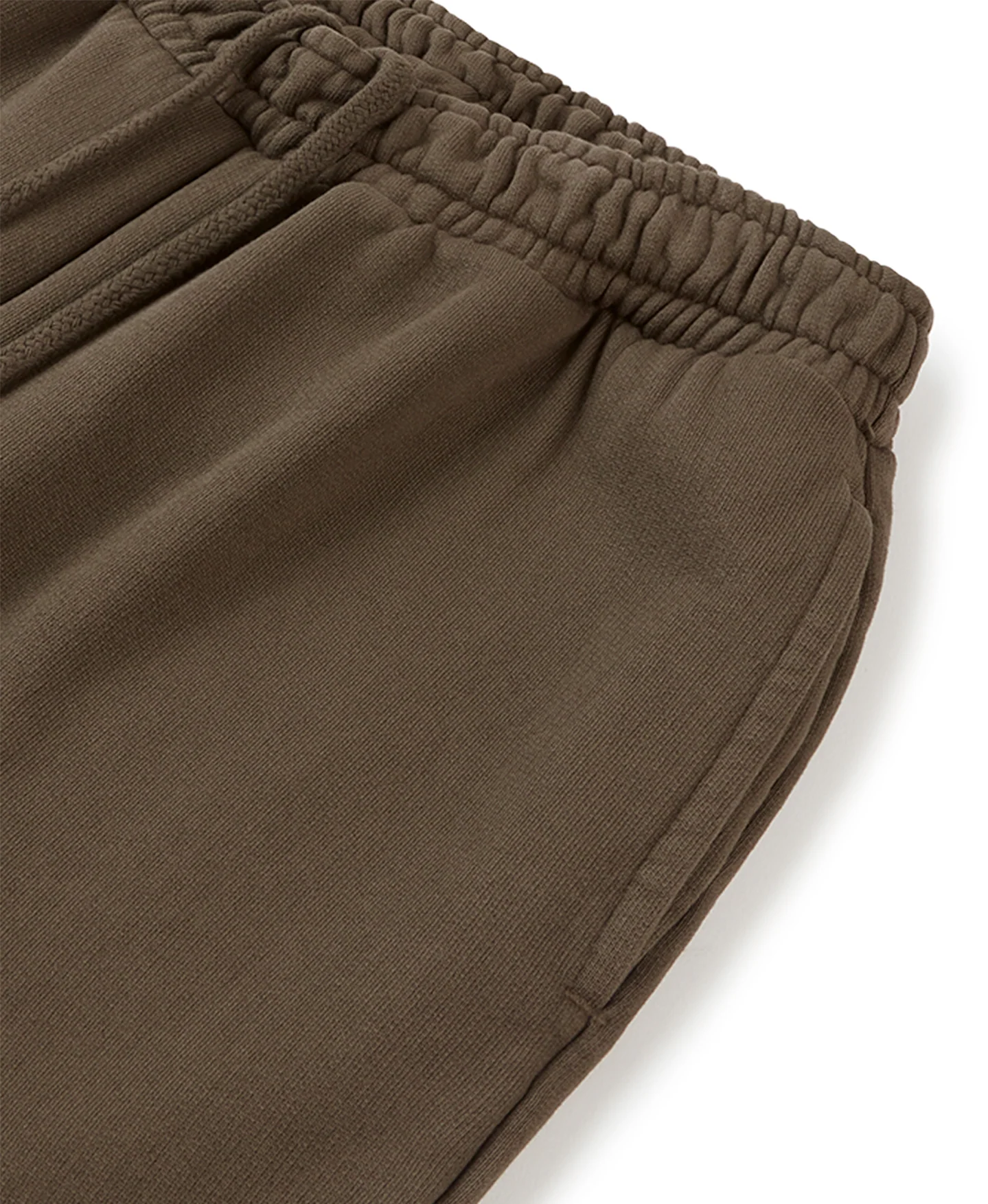 600 GSM 'Mocha Brown' Straight-leg Pants - Image 3