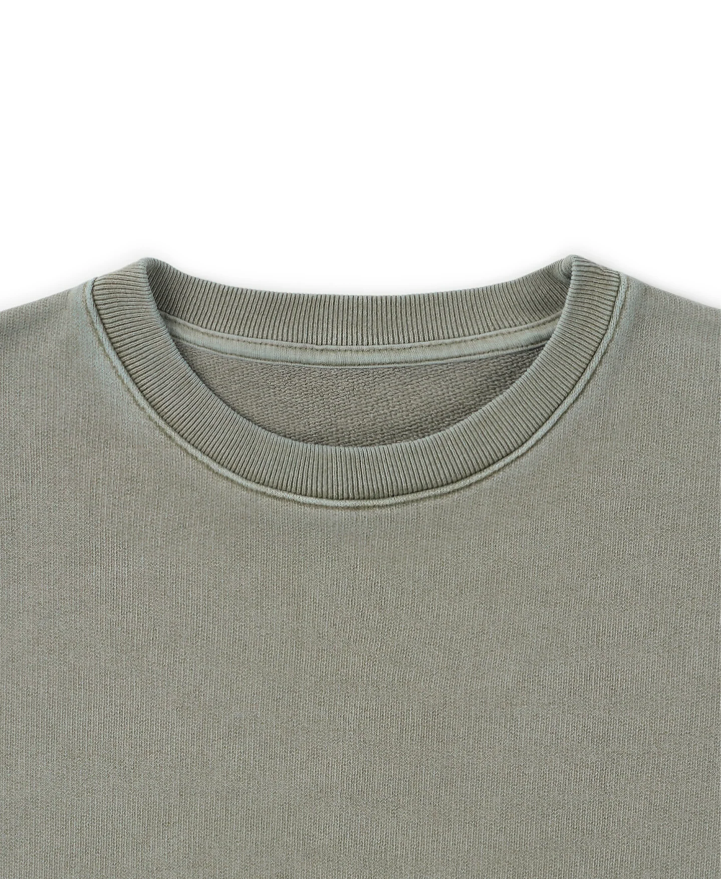 600 GSM 'Vintage Olive' Crewneck - Image 3
